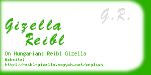 gizella reibl business card